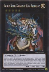 Sacred Noble Knight of King Artorigus - NKRT-EN038 - Platinum Rare - Limited Edition